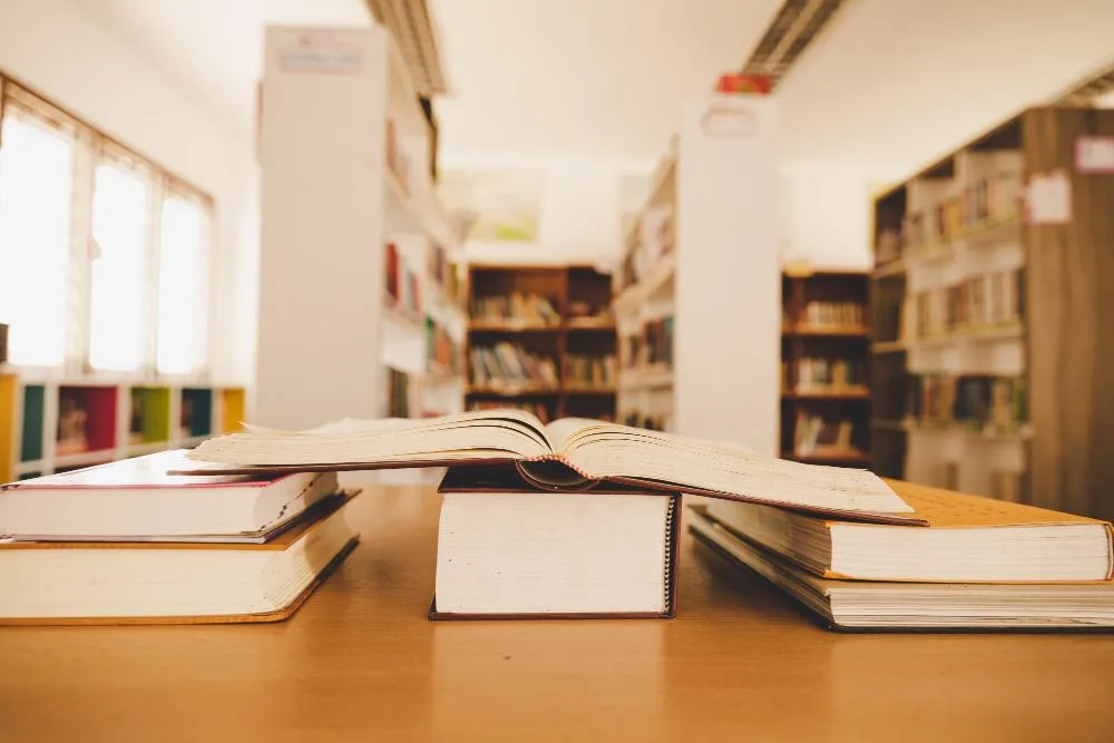 Books in library