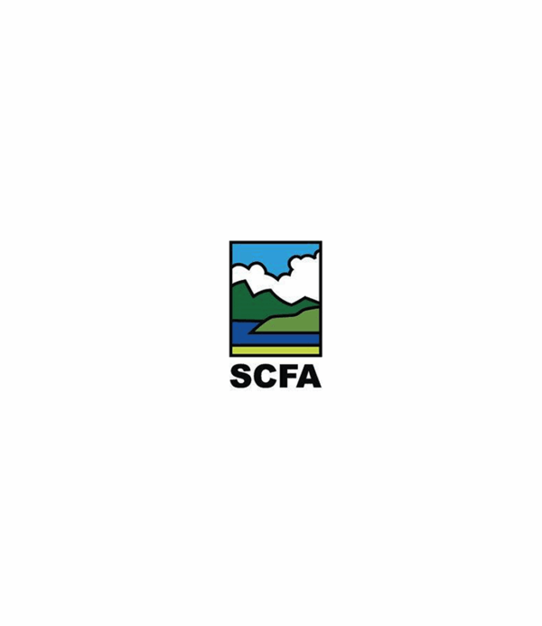 Wordmark with mountains