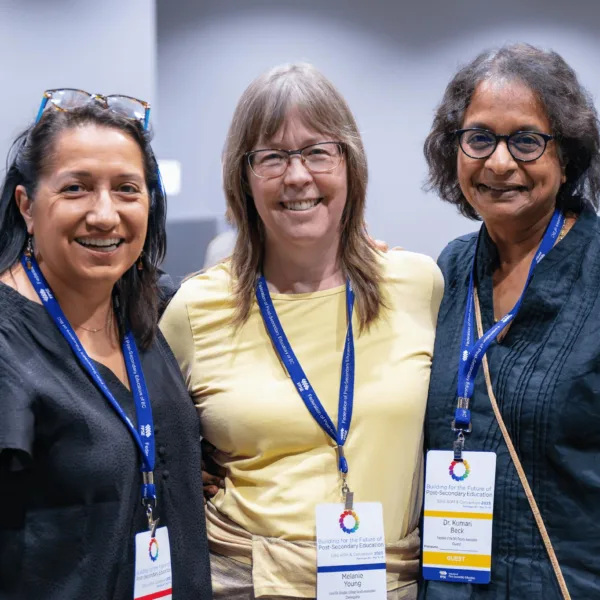 Jasmine Nicholsfigueiredo, Second Vice-President; Melanie Young, Delegate; Dr Kumari Beck, Guest